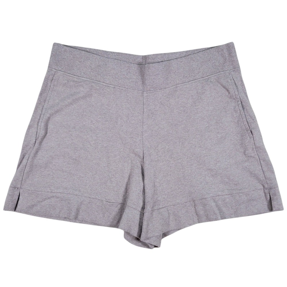 Pact Airplane Pull On Shorts Womens XL Taupe Organic Cotton Casual Loungewear - Picture 2 of 9